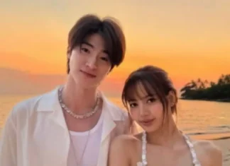 Lisa kan Blackpink asin Thai aktor na si Blue Pongtiwat, nahiling na magkaibahan