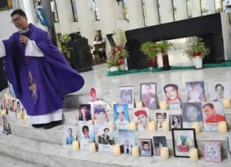 Simbahan, Nagkondusir nin Misa Para sa mga Biktima kan EJK Bago an Undas
