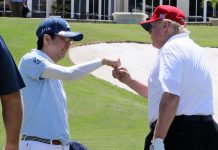 US Pres. Trump bashes Joe Biden, supports dictator Kim Jong Un trump abe