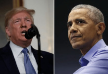 Obama condemns Trump’s speech on US horrific shootings trump oabama