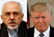 Iran PM Zarif says he is confident Iran will never start a war vs US trump zarif 1
