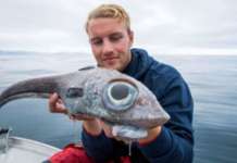 ‘Dinosaur-like’ creature, nahuli ng isang fishing guide mula Norway oscar lundahl