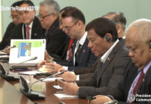 Palasyo dumipensa sa pagsama ng ilang mambabatas, artista sa Russia trip ni Duterte Duterte with Russian PM
