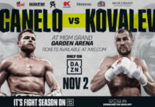 Kovalev shows off training in front of media canelo kovalev