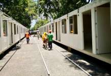 Shipping containers na gagamiting isolation health facilities, ready na sa CPP complex IMG 03e2998bf72911e488586bc5f6944c44 V