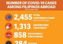 Overseas Filipinos na gumaling sa COVID nasa 858 na – DFA dfa 1
