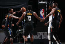 Brooklyn Nets’ ‘Big 3’ balik na; Lakers, LeBron wagi rin sa big game Irving Harden Durant Nets