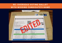 ‘Walang katotohanan, edited ang kumakalat na report sa missing na presidential candidate sa isang balota sa New Zealand – Comelec edited