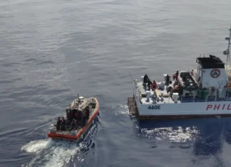 PCG at US coast guard, nagsagawa ng joint search and rescue exercise sa North Palawan