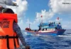 PCG,pinaalis ang dayuhang barko sa katubigan ng Pag-asa Island