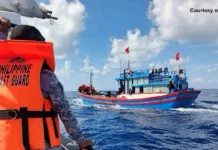 PCG,pinaalis ang dayuhang barko sa katubigan ng Pag-asa Island