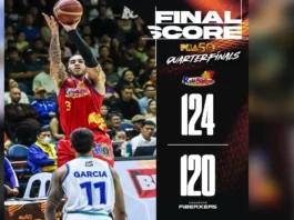 Painters tinalo ang Converge 124-120 sa game 1 ng quarterfinals PBA 50th Season Governors Cup