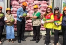 32,000 Sariwang Buko mula sa Davao, Ipinadala Bilang Donasyon sa Liberia