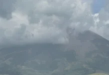 Mt. Mayon, nagkaroon ng moderately explosive eruption