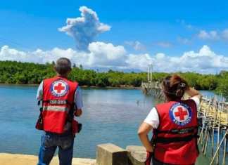 PRC, nag-deploy ng team kasunod ng pagputok ng Mt. Mayon