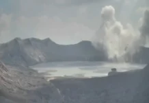 5th phreatic eruption sa Taal Volcano ngayong buwan, naitala kanina