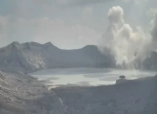 5th phreatic eruption sa Taal Volcano ngayong buwan, naitala kanina