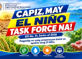 Capiz Governor Castro, ginmando ang pagtukod sang Task Force El Niño