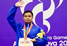 Filipino para swimmer nga si Ernie Gawilan, nakakuha sang una nga gold medal para sa Pilipinas sa 2026 Asian Para Games