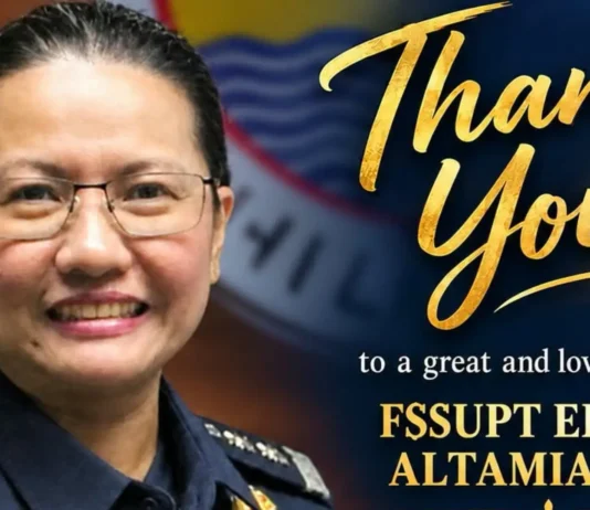 BFP-Capiz, nagpaabot sang pagpasalamat kag pagpasidungog kay FSSUPT Eden M. Altamia-Baua