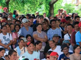 Mga pumuluyo sang 4 ka barangay sa Sapian, nagbaton sang ikatlo nga tag-10 ka kilo nga bugas