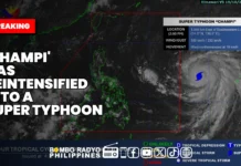 Bagyong Champi, isa na ka super typhoon