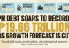 Utang sang Pilipinas, naglab-ot sa record high nga P19.66 trillion