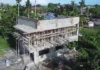 Konstruksyon sang two-storey multi-purpose hall sa Barangay Banica, Roxas City, yara na sa 50%