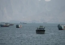 Apat ka oil tankers, nasunog kag naglupok sa Strait of Hormuz – Iran