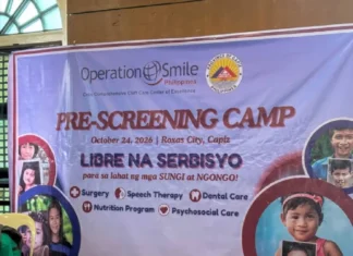 Operation smile Philippines, nagapadayon sa pre-screening sang mga pasyente sa Capiz para sa libre nga operasyon