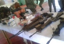 Pipe bombs,mga armas at materyales sa paggawa ng IED mula sa NPA,ipinakita ng militar sa Cagayan