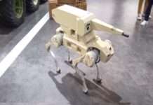 Chinese military, ipinakita ang kanilang robot dog na may automatic rifle na ginamit sa isang military drill
