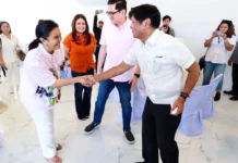 Pagsalubong ni dating VP Pres. Robredo kay PBMM sa Sorsogon City, pagpapakita ng respeto