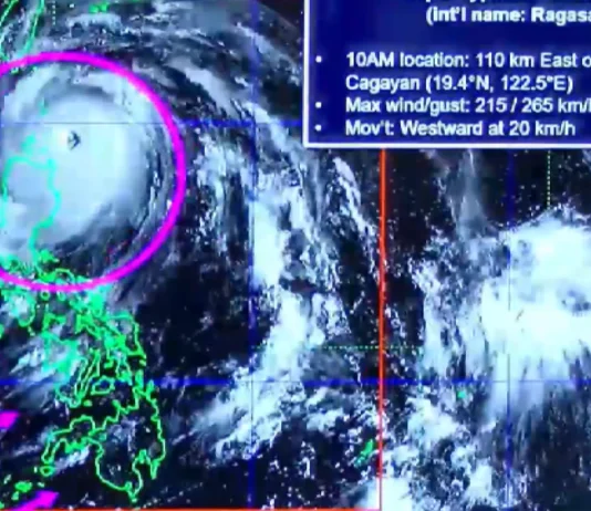 Super tyhoon Nando, posibleng lalo pang lumakas habang papalapit sa Babuyan Islands