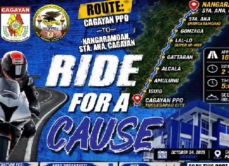 CAGAYAN PPO, MAGLULUNSAD NG RIDE FOR A CAUSE SA STA. ANA
