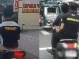 Criminology intern na nagmotor nang walang helmet, haharap sa NAPOLCOM