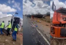 22 patay sa bus crash sa Kenya; mga pasahero galing pa sa libing