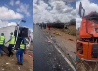 22 patay sa bus crash sa Kenya; mga pasahero galing pa sa libing
