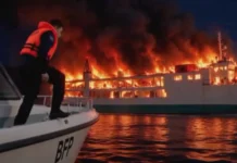 Chlorine at asphalt, posibleng pinagmulan ng sunog sa MV June Aster