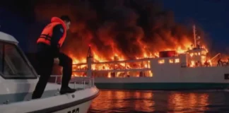 Chlorine at asphalt, posibleng pinagmulan ng sunog sa MV June Aster