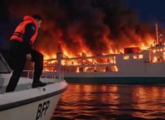 Chlorine at asphalt, posibleng pinagmulan ng sunog sa MV June Aster