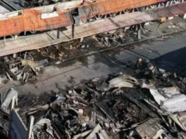 Lima, nasawi sa sunog sa Sorsogon City Public Market