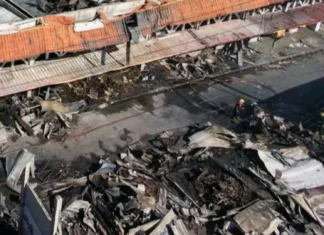 Lima, nasawi sa sunog sa Sorsogon City Public Market