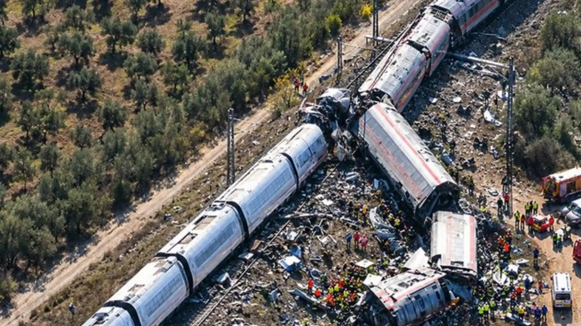 64 katao nasawi sa banggaan ng dalawang high-speed train sa Spain