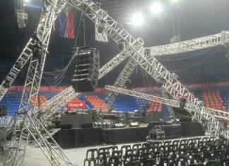 Apat, sugatan sa pagguho ng truss ng lights and sound setup sa San Juan Arena