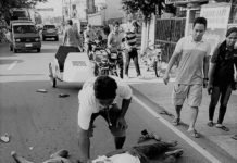 Barangay chairman ken barangay kagawad a nagkalubbon iti motorsiklo, naaksidente, nadundunor