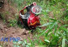 Maysa a lakay ken ti apona a nakalugan iti traysikel, natnag iti derraas iti probinsia ti Abra