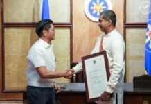 Presidente Ferdinand Marcos, nagpakada iti outgoing Sri Lankan envoy