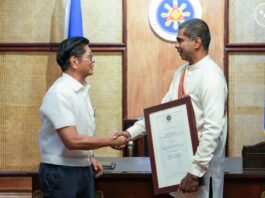 Presidente Ferdinand Marcos, nagpakada iti outgoing Sri Lankan envoy