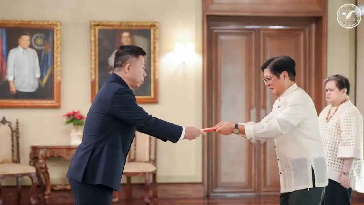 Panagtaripnong da PBBM, Jing Quan, welcome iti Chinese embassy
